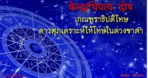 kendradhipati dosha